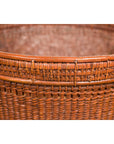 Hand Woven Rattan and Bamboo Thai 19th Century Grain Basket with Tapering Lines-6. Asian & Chinese Furniture, Art, Antiques, Vintage Home Décor for sale at FEA Home