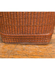 Hand Woven Rattan and Bamboo Thai 19th Century Grain Basket with Tapering Lines-7. Asian & Chinese Furniture, Art, Antiques, Vintage Home Décor for sale at FEA Home