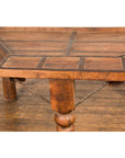 Indian 19th Century Wood Bullock Cart Made into a Coffee Table with Iron Details-10. Asian & Chinese Furniture, Art, Antiques, Vintage Home Décor for sale at FEA Home