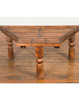 Indian 19th Century Wood Bullock Cart Made into a Coffee Table with Iron Details-5. Asian & Chinese Furniture, Art, Antiques, Vintage Home Décor for sale at FEA Home