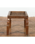 Antique Window Grate Made into a Side Table with Turned Baluster Legs-11. Asian & Chinese Furniture, Art, Antiques, Vintage Home Décor for sale at FEA Home