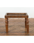 Antique Window Grate Made into a Side Table with Turned Baluster Legs-12. Asian & Chinese Furniture, Art, Antiques, Vintage Home Décor for sale at FEA Home