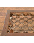 Antique Window Grate Made into a Side Table with Turned Baluster Legs-5. Asian & Chinese Furniture, Art, Antiques, Vintage Home Décor for sale at FEA Home