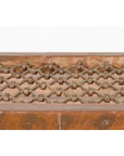 Antique Window Grate Made into a Side Table with Turned Baluster Legs-6. Asian & Chinese Furniture, Art, Antiques, Vintage Home Décor for sale at FEA Home