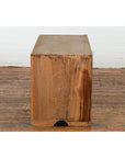 Japanese Early 20th Century Low Storage Cabinet with Sliding Doors and Drawers-15. Asian & Chinese Furniture, Art, Antiques, Vintage Home Décor for sale at FEA Home