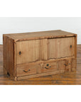 Japanese Early 20th Century Low Storage Cabinet with Sliding Doors and Drawers-4. Asian & Chinese Furniture, Art, Antiques, Vintage Home Décor for sale at FEA Home