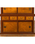Japanese Taishō Mizuya Dansu Kitchen Two Toned Cabinet with Sliding Doors - image 11