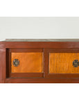 Japanese Taishō Mizuya Dansu Kitchen Two Toned Cabinet with Sliding Doors - image 12