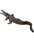 Large Bronze Walking Alligator Statue-1. Asian & Chinese Furniture, Art, Antiques, Vintage Home Décor for sale at FEA Home