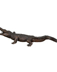 Large Bronze Walking Alligator Statue-2. Asian & Chinese Furniture, Art, Antiques, Vintage Home Décor for sale at FEA Home
