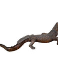 Large Bronze Walking Alligator Statue-4. Asian & Chinese Furniture, Art, Antiques, Vintage Home Décor for sale at FEA Home