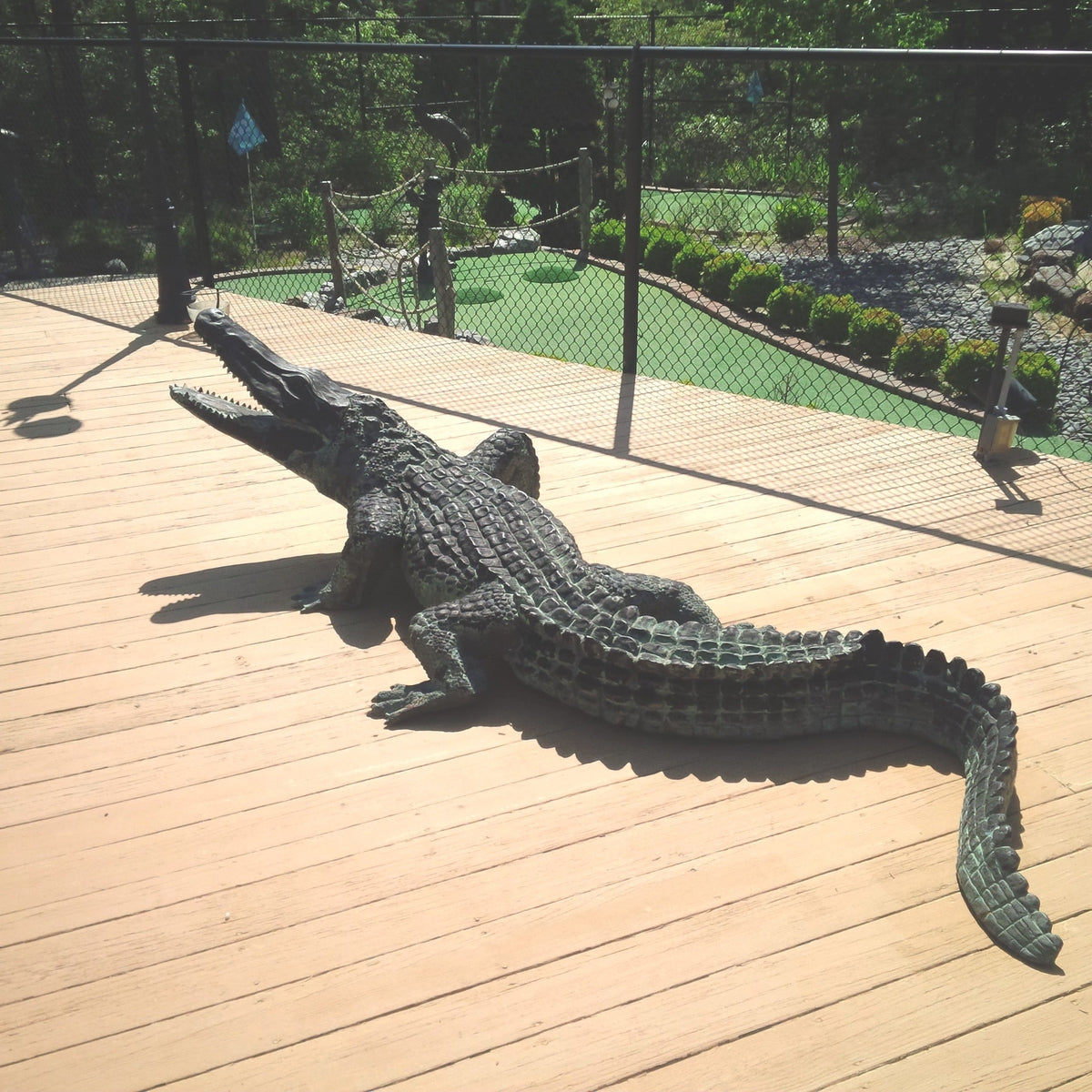 Large Bronze Walking Alligator Statue-5. Asian & Chinese Furniture, Art, Antiques, Vintage Home Décor for sale at FEA Home