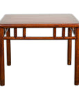 Late Qing Dynasty 1900s Table with Open Apron and Pillar Strut Motifs-1. Asian & Chinese Furniture, Art, Antiques, Vintage Home Décor for sale at FEA Home