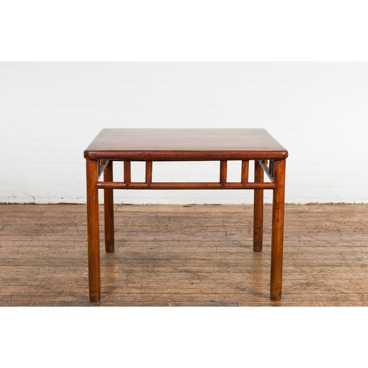 Late Qing Dynasty 1900s Table with Open Apron and Pillar Strut Motifs-14. Asian & Chinese Furniture, Art, Antiques, Vintage Home Décor for sale at FEA Home