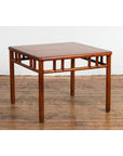 Late Qing Dynasty 1900s Table with Open Apron and Pillar Strut Motifs-2. Asian & Chinese Furniture, Art, Antiques, Vintage Home Décor for sale at FEA Home