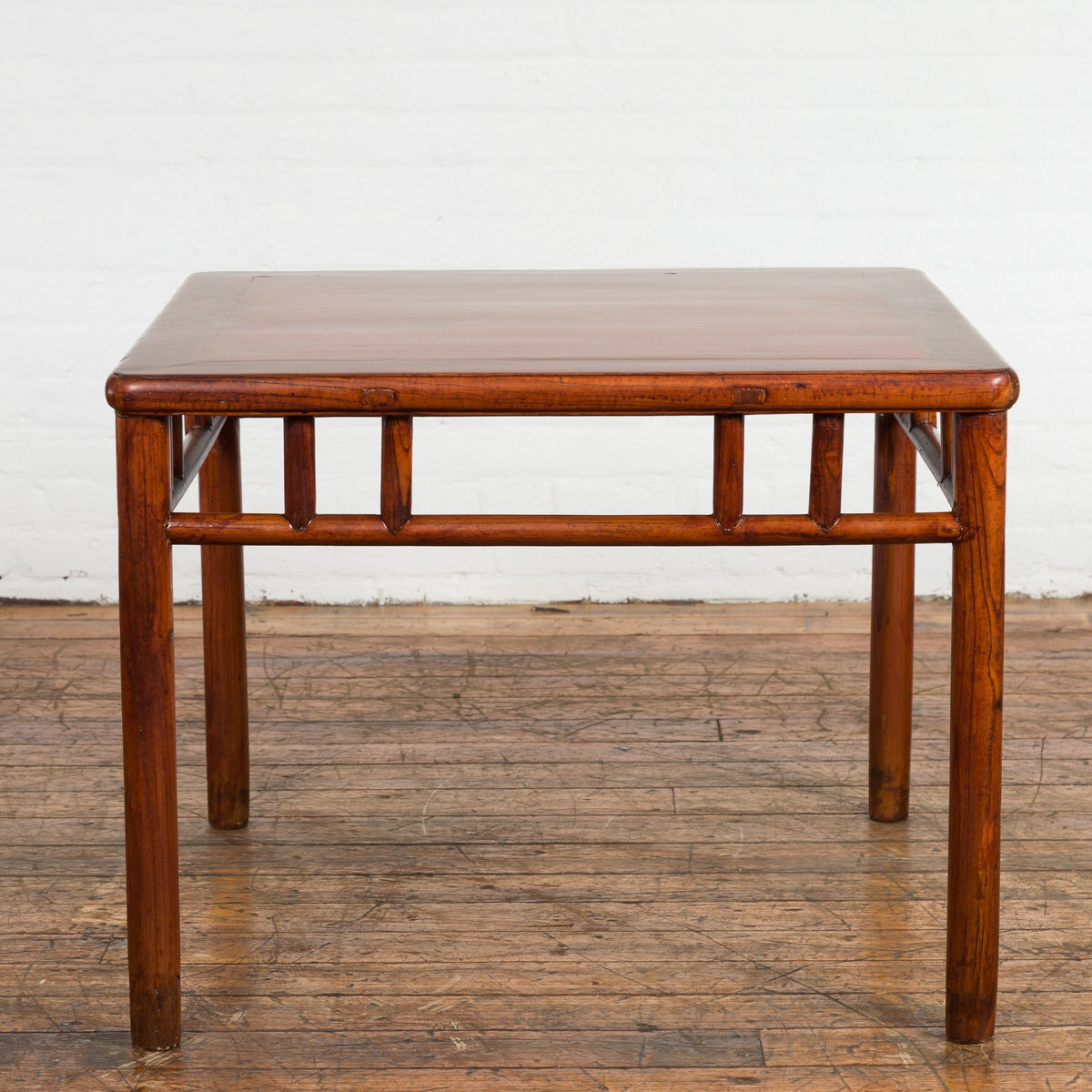Late Qing Dynasty 1900s Table with Open Apron and Pillar Strut Motifs-3. Asian & Chinese Furniture, Art, Antiques, Vintage Home Décor for sale at FEA Home