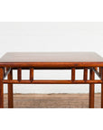 Late Qing Dynasty 1900s Table with Open Apron and Pillar Strut Motifs-8. Asian & Chinese Furniture, Art, Antiques, Vintage Home Décor for sale at FEA Home