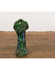 Lifesize Chinese Vintage Green and Blue Glazed Ceramic Heron Bird Sculpture-14. Asian & Chinese Furniture, Art, Antiques, Vintage Home Décor for sale at FEA Home