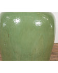 Oversized Vintage Chinese Celadon Glazed Water Vessel with Tapering Lines-12. Asian & Chinese Furniture, Art, Antiques, Vintage Home Décor for sale at FEA Home