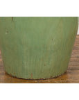 Oversized Vintage Chinese Celadon Glazed Water Vessel with Tapering Lines-13. Asian & Chinese Furniture, Art, Antiques, Vintage Home Décor for sale at FEA Home