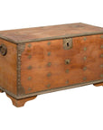 Rustic Indonesian 19th Century Wooden Blanket Chest with Brass Accents-1. Asian & Chinese Furniture, Art, Antiques, Vintage Home Décor for sale at FEA Home
