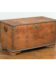 Rustic Indonesian 19th Century Wooden Blanket Chest with Brass Accents-2. Asian & Chinese Furniture, Art, Antiques, Vintage Home Décor for sale at FEA Home