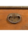 Rustic Indonesian 19th Century Wooden Blanket Chest with Brass Accents-9. Asian & Chinese Furniture, Art, Antiques, Vintage Home Décor for sale at FEA Home