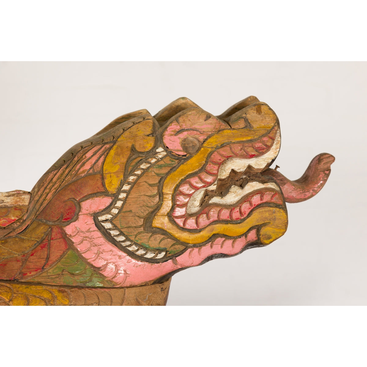 Polychromatic Guardian Lion Prayer Box-14. Asian & Chinese Furniture, Art, Antiques, Vintage Home Décor for sale at FEA Home