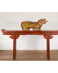 Polychromatic Guardian Lion Prayer Box-2. Asian & Chinese Furniture, Art, Antiques, Vintage Home Décor for sale at FEA Home
