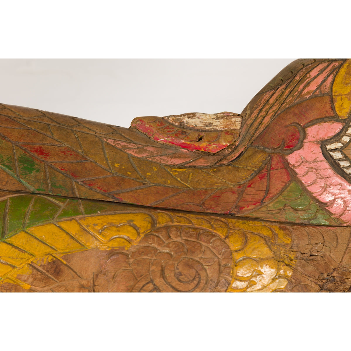 Polychromatic Guardian Lion Prayer Box-4. Asian & Chinese Furniture, Art, Antiques, Vintage Home Décor for sale at FEA Home