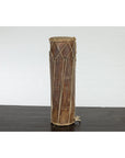 Vintage Thai Wood, Leather and Rope Klong Khaek Processional Double Headed Drum-11. Asian & Chinese Furniture, Art, Antiques, Vintage Home Décor for sale at FEA Home