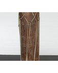 Vintage Thai Wood, Leather and Rope Klong Khaek Processional Double Headed Drum-6. Asian & Chinese Furniture, Art, Antiques, Vintage Home Décor for sale at FEA Home