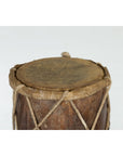 Vintage Thai Wood, Leather and Rope Klong Khaek Processional Double Headed Drum-8. Asian & Chinese Furniture, Art, Antiques, Vintage Home Décor for sale at FEA Home