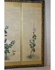 Six-Panel Screen with Chrysanthemums and Birds, Taishō Period (1920s)-16. Asian & Chinese Furniture, Art, Antiques, Vintage Home Décor for sale at FEA Home
