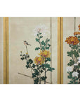 Six-Panel Screen with Chrysanthemums and Birds, Taishō Period (1920s)-9. Asian & Chinese Furniture, Art, Antiques, Vintage Home Décor for sale at FEA Home