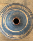 Small Black and Orange Canyon Drift Round Prem Vase, SKU , image 7