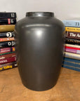Smokey Storm Grey Ceramic Vase with Bold Silhouette - FEA Home