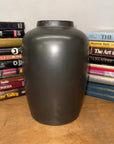 Smokey Storm Grey Ceramic Vase with Bold Silhouette - FEA Home