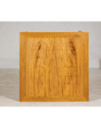 Square Top Elmwood Side Table with Geometric Apron-12. Asian & Chinese Furniture, Art, Antiques, Vintage Home Décor for sale at FEA Home