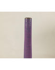 Tall Artisan Ceramic Vase with Purple Glaze and Slender Neck