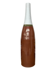 Tall Brown & Green Ceramic Vase with Narrow White Neck - FEA Home