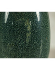 Tall Pottery Vase with Fluted Neck and Drip Glaze in Brown and Green-18. Asian & Chinese Furniture, Art, Antiques, Vintage Home Décor for sale at FEA Home