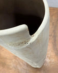 Textured Angled Cylinder Shaped Cream & Ochre Prem Vase, SKU , image 10