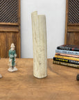 Textured Angled Cylinder Shaped Cream & Ochre Prem Vase, SKU , image 6