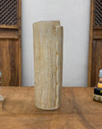 Textured Cream & Ochre Prem Vase with Blue Color Inside - FEA Home
