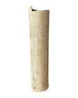Textured Cylinder Shaped Cream & Ochre Prem Vase - FEA Home