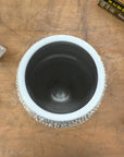 Textured White Bark Styled Ceramic Vase with Round Opening, SKU , image 10