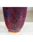 Vintage Burgundy and Purple Tall Ceramic Vase, Flared Rim-12. Asian & Chinese Furniture, Art, Antiques, Vintage Home Décor for sale at FEA Home