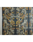 Vintage Four-Panel Screen with Bamboo and Floral Motifs - image 11