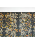 Vintage Four-Panel Screen with Bamboo and Floral Motifs - image 13